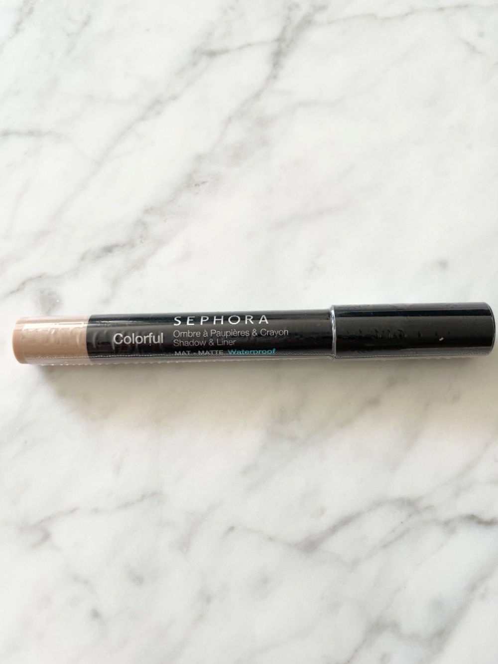 NWT SEPHORA Colorful 12H Shadow & Liner Matte Waterproof Crayon 35 Café au Lait